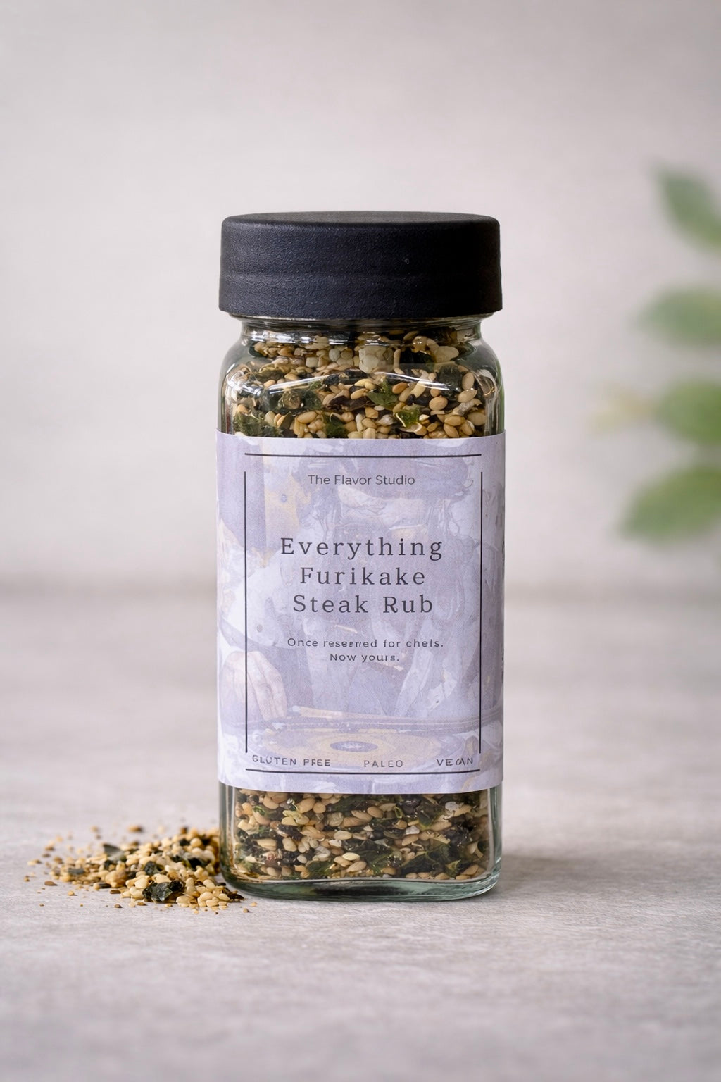 Everything Furikake Steak Rub